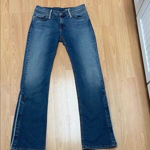 ALLEN B Jeans Vintage Rhinestone Embellished Jeans